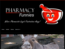 Tablet Screenshot of pharmacyfunnies.com